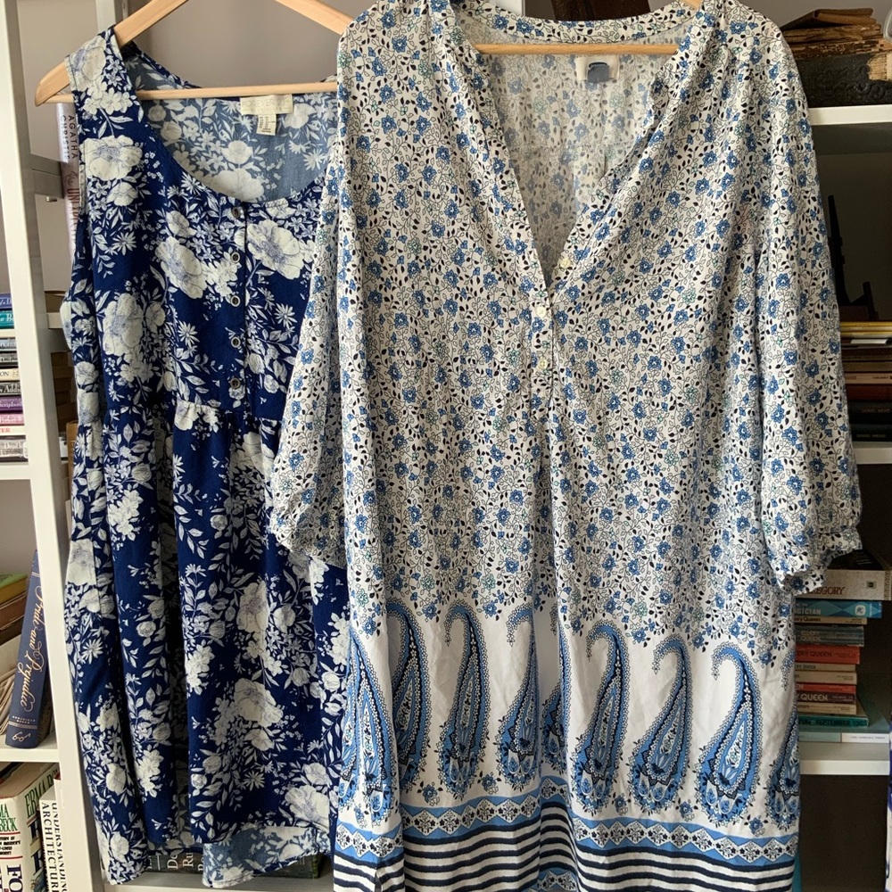 2 floral dresses!